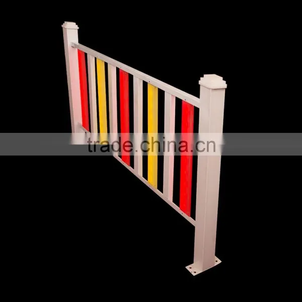 Metal Balcony Railing,led Plastic Rail, Coloful Fence photo-2