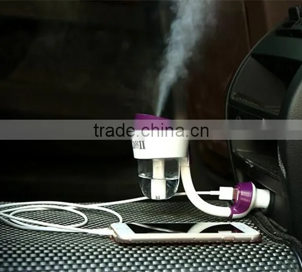Electric Portable Air Usb Mini Humidifier for Car 2016 Hot Selling Mini Car Air Smoke Humidifier photo-3