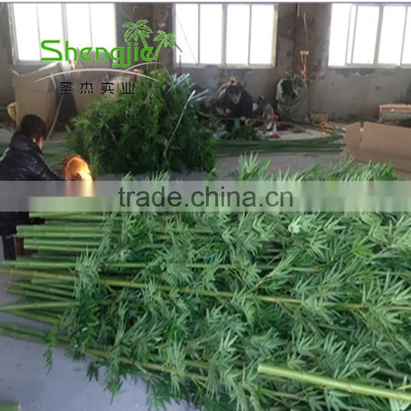 SJLJ013723 High Quality Artificial Bamboo Stick Plastic Evergreen Bamboo Plant photo-6