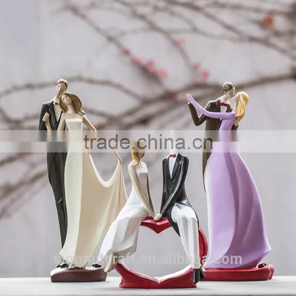 Resin Dancing Couple Figurines Gifts for Newly Married Couple photo-2