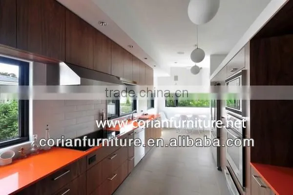 Design Personal Stylish Pure Acrylic Solid Surface Built Home Kitchen