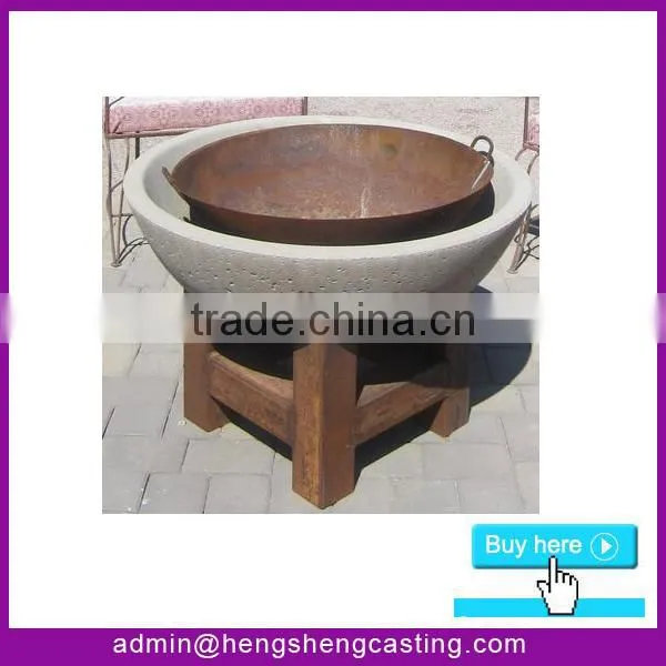 Wooden Burning Sphere Fire Pit/Metal Fire Pit/Globe Fire Pit photo-5