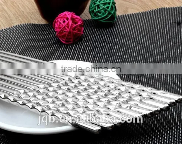 WNL-912 Twisted Handle Stainless Steel Travel Chopsticks photo-6