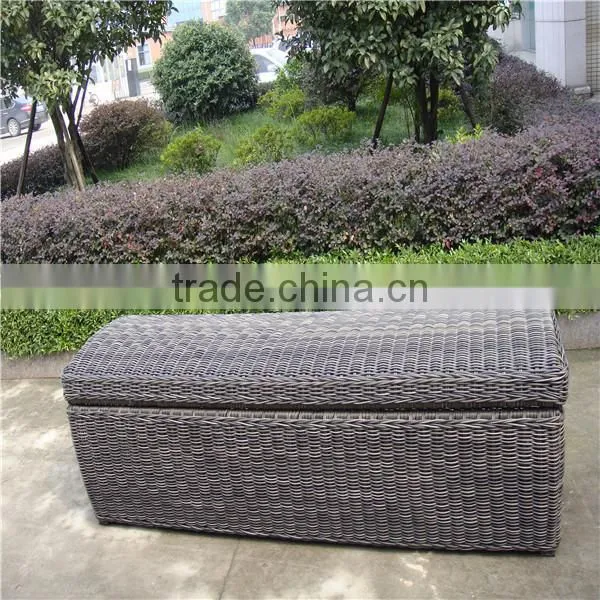 2015 Large Rectangle Rattan Storage Box photo-2