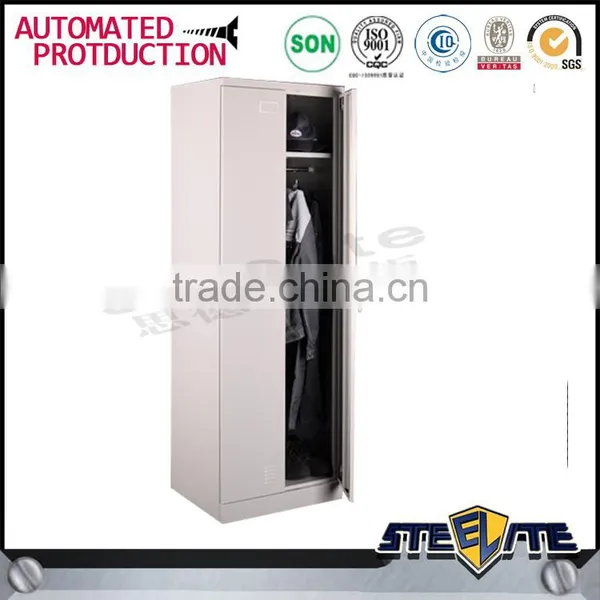 India Bedroom Clothes Storage Cabinet Steel Metal Almirah Designs 2 Door Armoire photo-2