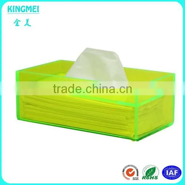Acrylic Rectangle Cube Napkin Display Tissue Paper Box, Acrylic Napkin Display Holder photo-4