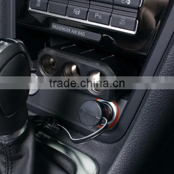 CE Approval Cigarette Lighter Adapter 3 Socket Outlet for IPhone , Tablet photo-2