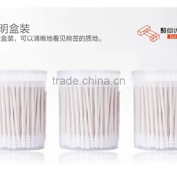 L00010 2017 Best Hot Sell Cotton Swabs , Double-end Cotton Buds for Daily Use photo-3