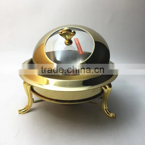 Gold Stainless Steel Chafing Dish / Chafer / Buffet Warming Dish photo-5