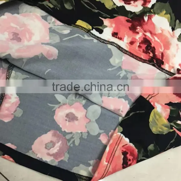 Women Low Price Sexy Cold Shoulder Floral Print Tight T-shirt photo-4