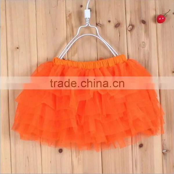 Zm40030a 2016 Summer Pure Color Bubble Skirt Kids Girls Fashion Dress Children Clothing photo-2