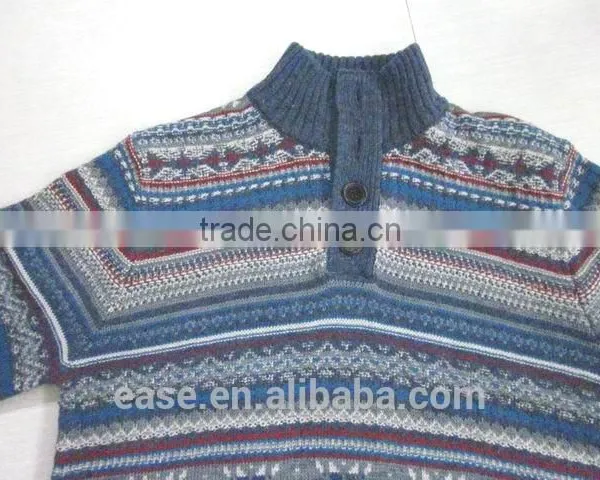 2016 Hot Sell Highest Quality Attractive Custom Design Men'S Intarsia Sweater photo-2