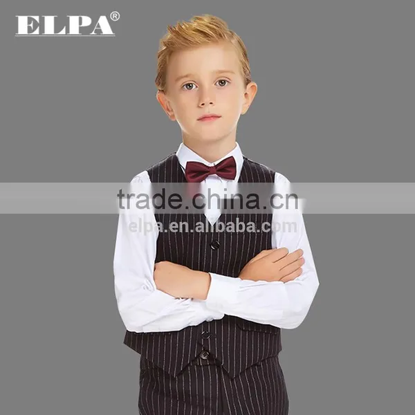 ELPA NXB 0062 Vertical Striped Three Pieces Boys Suits for Show photo-3