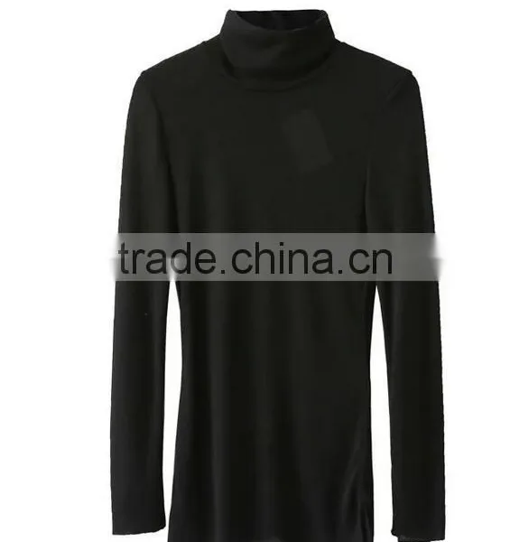 Runwaylover EY2372B 2017 Ladies Sexy Turtleneck Tight T-Shirts photo-5