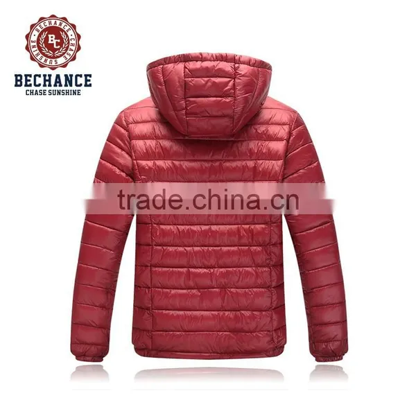 H1028 Mens Red Light Down Jacket Winter Warm Coat Jackets Wholesaler photo-2