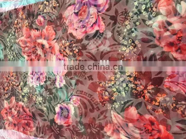 Newest Burnout Velvet for Dress photo-3