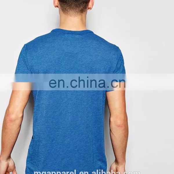 China Clothing Manufacturer Custom Mens T-shirt Promotional Cotton T-shirt With Pocket photo-3