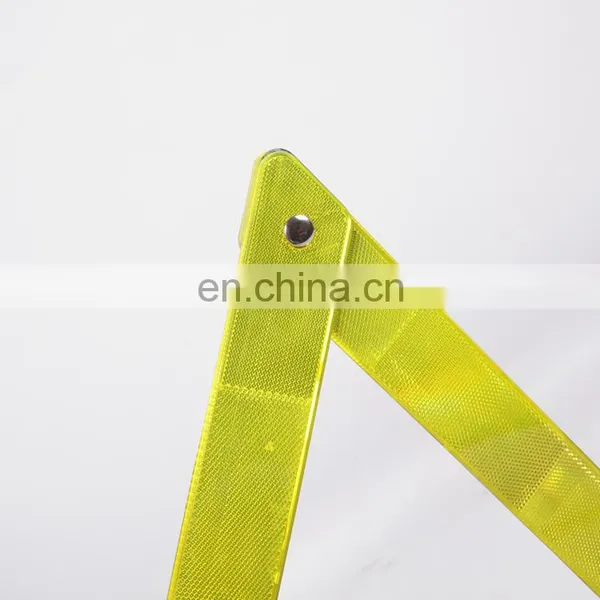 CE E-mark Emergency Kit Yellow Safety Reflector Reflective Warning Triangle photo-4
