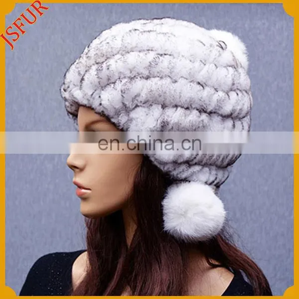 Winter Hat With Rabbit Fur Women Russian Fur Hat photo-3