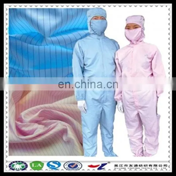 Clean Room Esd Fabric Clothes Antistatic Cleaning Garment Workwear photo-2