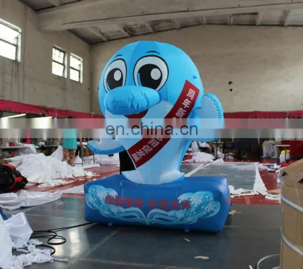 a Full Color Printing Inflatable Pillar With LED Lights photo-4