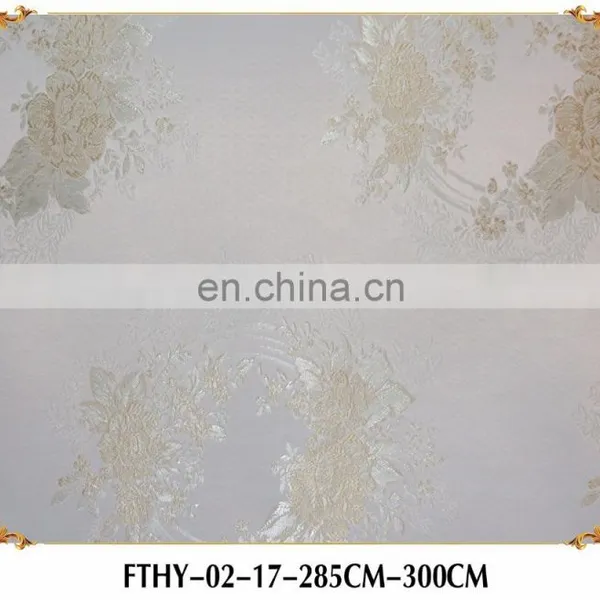 Feitex Textile Wall Paper Seamless Wall Covering High Quality Jacquard Wallpaper photo-2