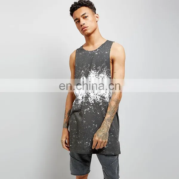 Cheap Custom Digital Printing Summer Casual Mens Long t Shirt photo-2