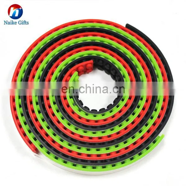 Reusable Silicone Self-Adhesive Building Block Tape Toys photo-2