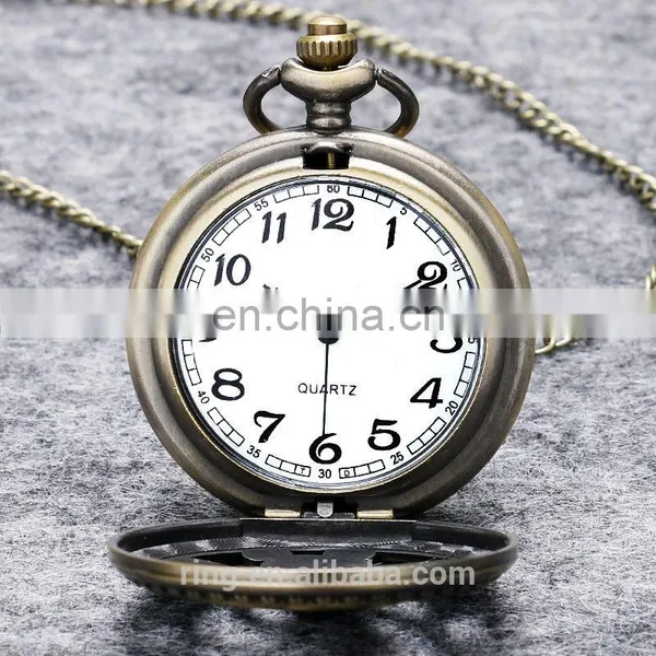 Round Shape Hollow Out Bird Peacock High Quality Cheap Pocket Watch Woman photo-3
