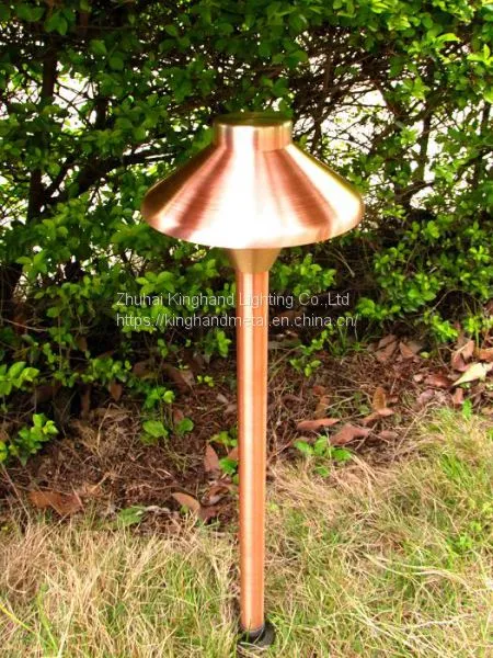 Area Path Brass Lights