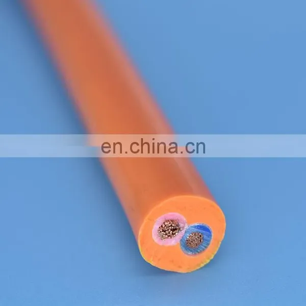 2 Cores PUR Jacket Flexible Cable Robot Cable Customized for Power Offer photo-3