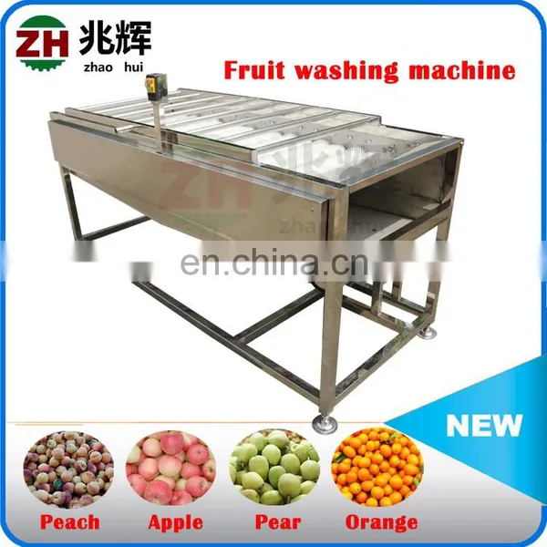 Commercial Sweet Potato Baby Carrot Tomato Onion Vegetable Orange Peach Apricot Blueberry Small Fruit Brush Washing Machine photo-3