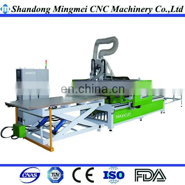 Hungary Automatic Cnc Machining Center With Boring Head Wood Panel Cutting photo-3