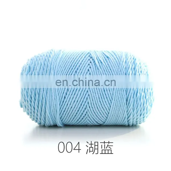 Worsted Knitting Yarn Cotton Acrylic Blend Rainbow Yarn for Sale photo-2