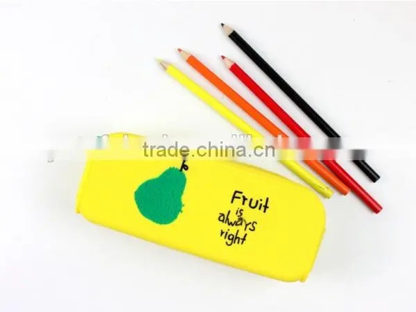 Popular Manufactory Price Silicone Square Zippered Pencil Case For Kids photo-6