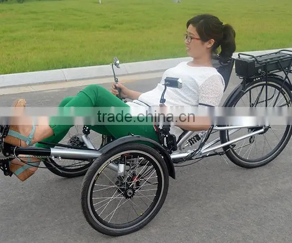 3x7 Gears One People Electric Recumbent Tricycle photo-6