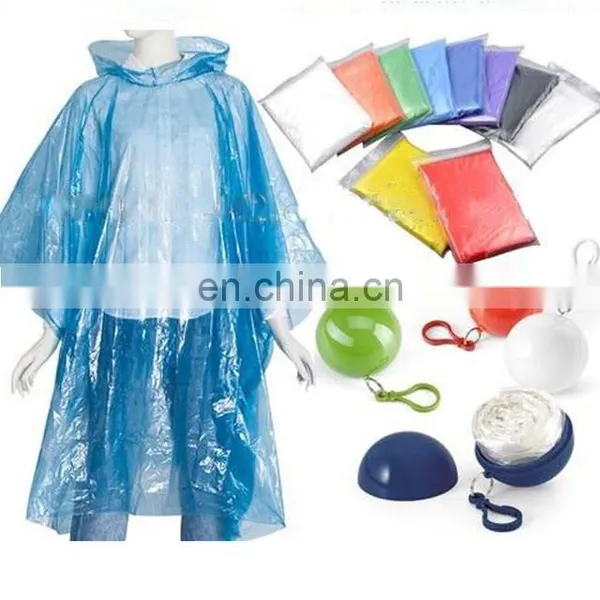 Disposable Clear Raincoat Outdoor Clothing Waterproof Transparent Raincoat photo-4