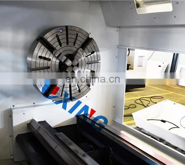 Hard Guide Way Heavy Duty Auto Flat Bed Torno Parallel Cnc Lathe Machine Machinery With Big Spindle Bore Made in China photo-4