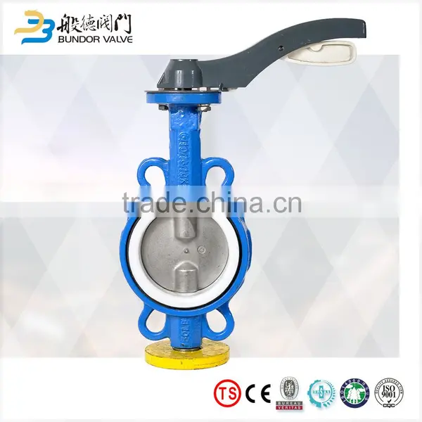 Casting Iron Manual Operated Lug Type Two Pieces Stem Butterfly Valve Without Pin photo-6
