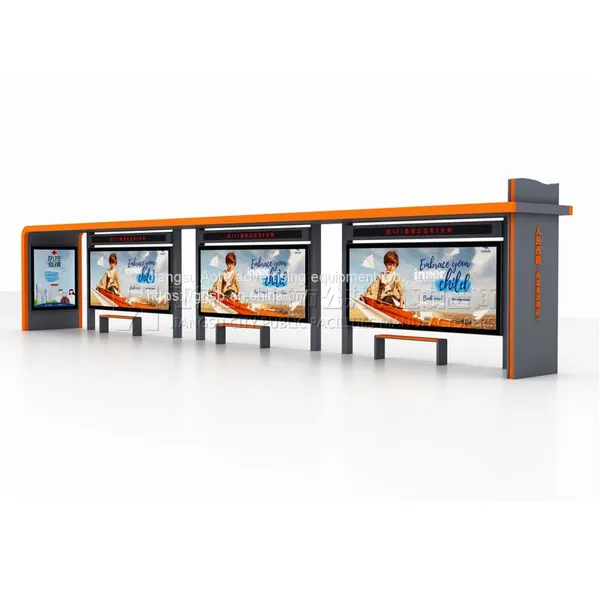 Convenient Rolling System Bus Shelter Intelligent Bus Platform Billboard Direct Supply Manufacturer