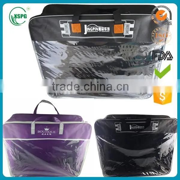 Promotional Transparent Plastic Pvc Zipper Bag for Quilt/Pvc Quilt Bag photo-2