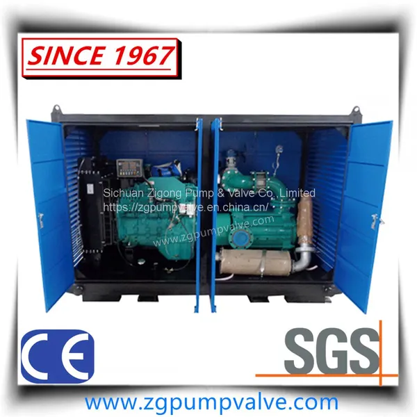 Movable Diesel Engine Multistage Pump Fire Fighting With Trailer photo-4