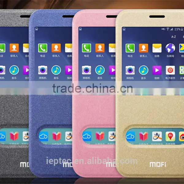 MOFi Open Window Flip Leather Cases for Samsung Galaxy A8,A8000,SM-A800F,with Slide to Answer the Phone Function photo-6