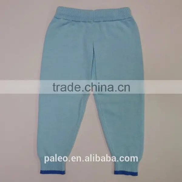 Hot Sale 100% Cotton Knitting Infant Sweater Long Trousers for Spring photo-2