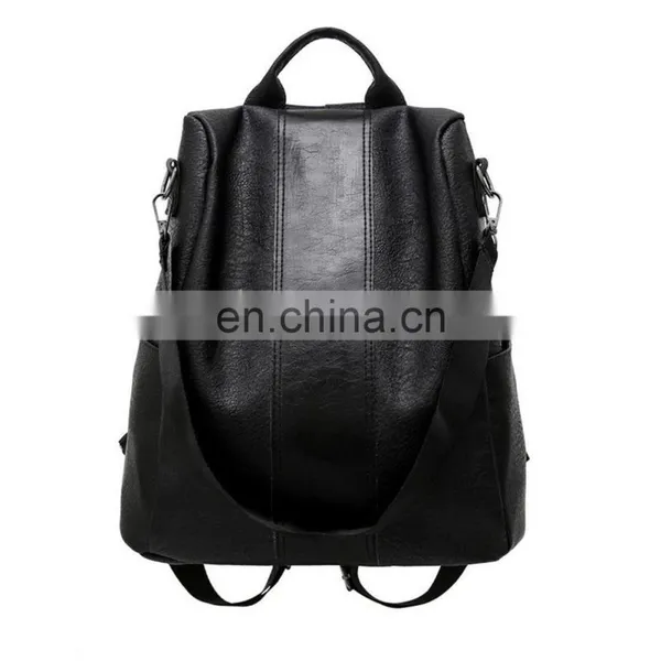 Large Capacity Hair Ball Lightweight Waterproof Casual Travel Female Anti-theft Pu Leather Ladies Women Backpack photo-2