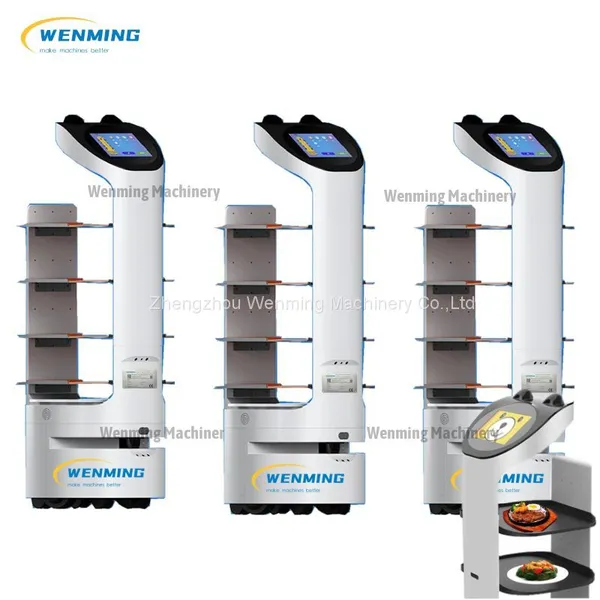 Food Delivery Robot Service Robot In Restaurant Waiter Robot Waiter For Restaurant Intelligent Robot photo-4
