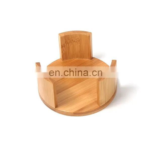 Kitchen Multipurpose 6-Piece Heat Resistant Bamboo Round Coaster photo-4