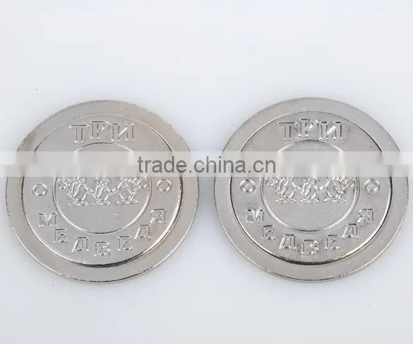 China Factory Price Economic Hand Metal Token Coin photo-2