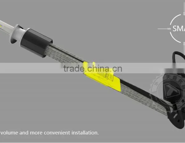 Guangzhou Auto Lamp High Power Led Auto Lamp Led Headlight H1-6000k-a 40w 9600lm Headlight for Proton Wira photo-6