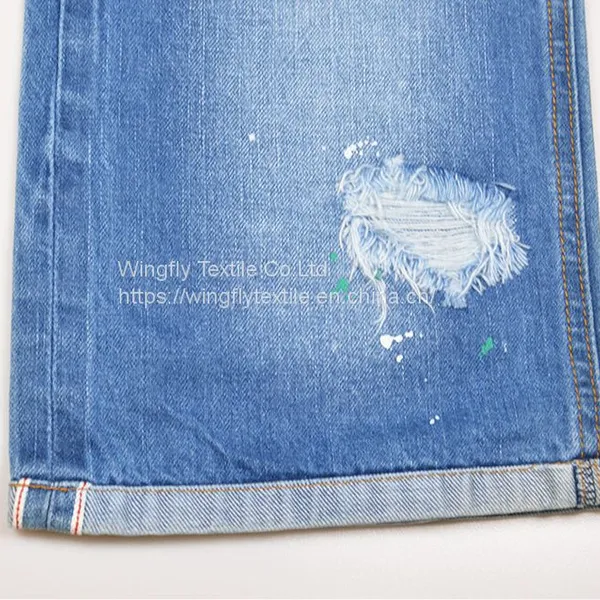 11oz Mens Selvedge Jeans Fabric With High Quality Japanese Raw Selvedge Denim W285522 photo-5